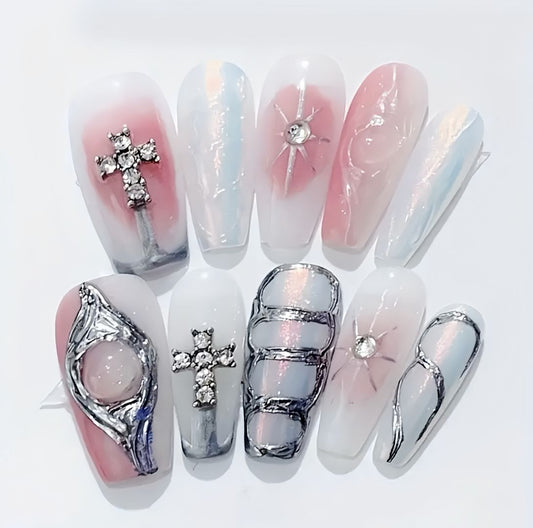 Ballerina Style Press-on Nails
