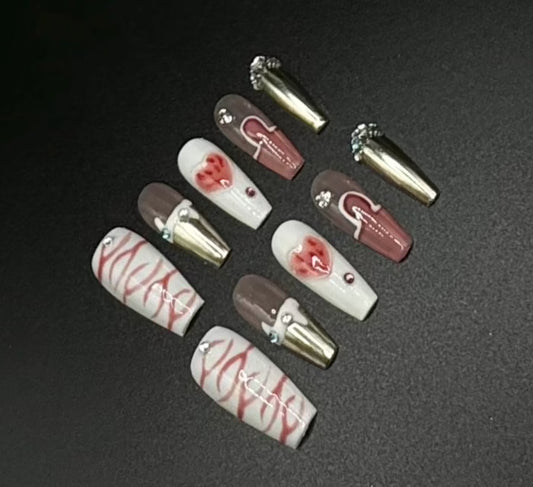 Valentine Vibes Press-on Nails