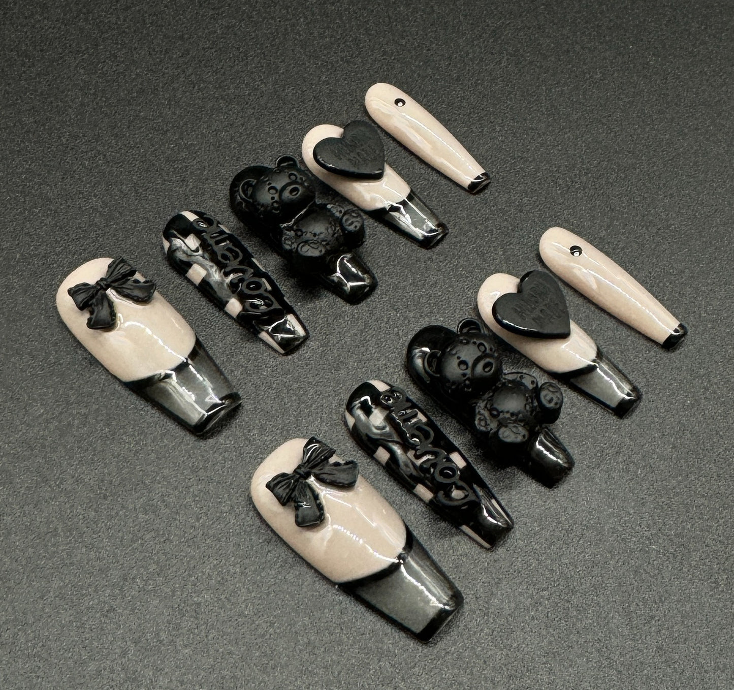 Sweetheart Bear Press-on Nails