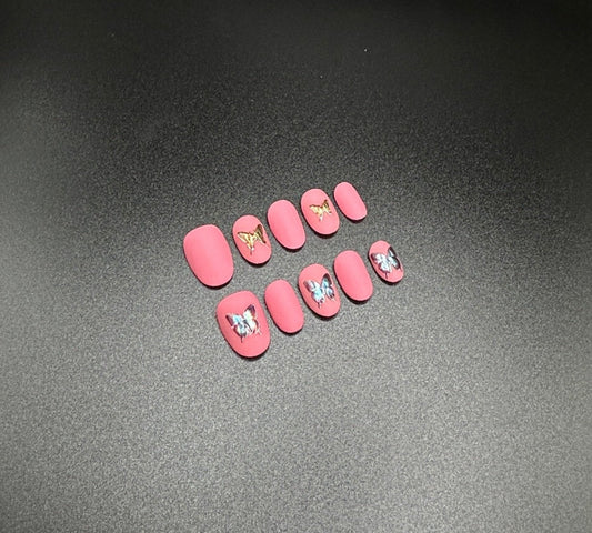 Blossom Butterfly Press-on Nails