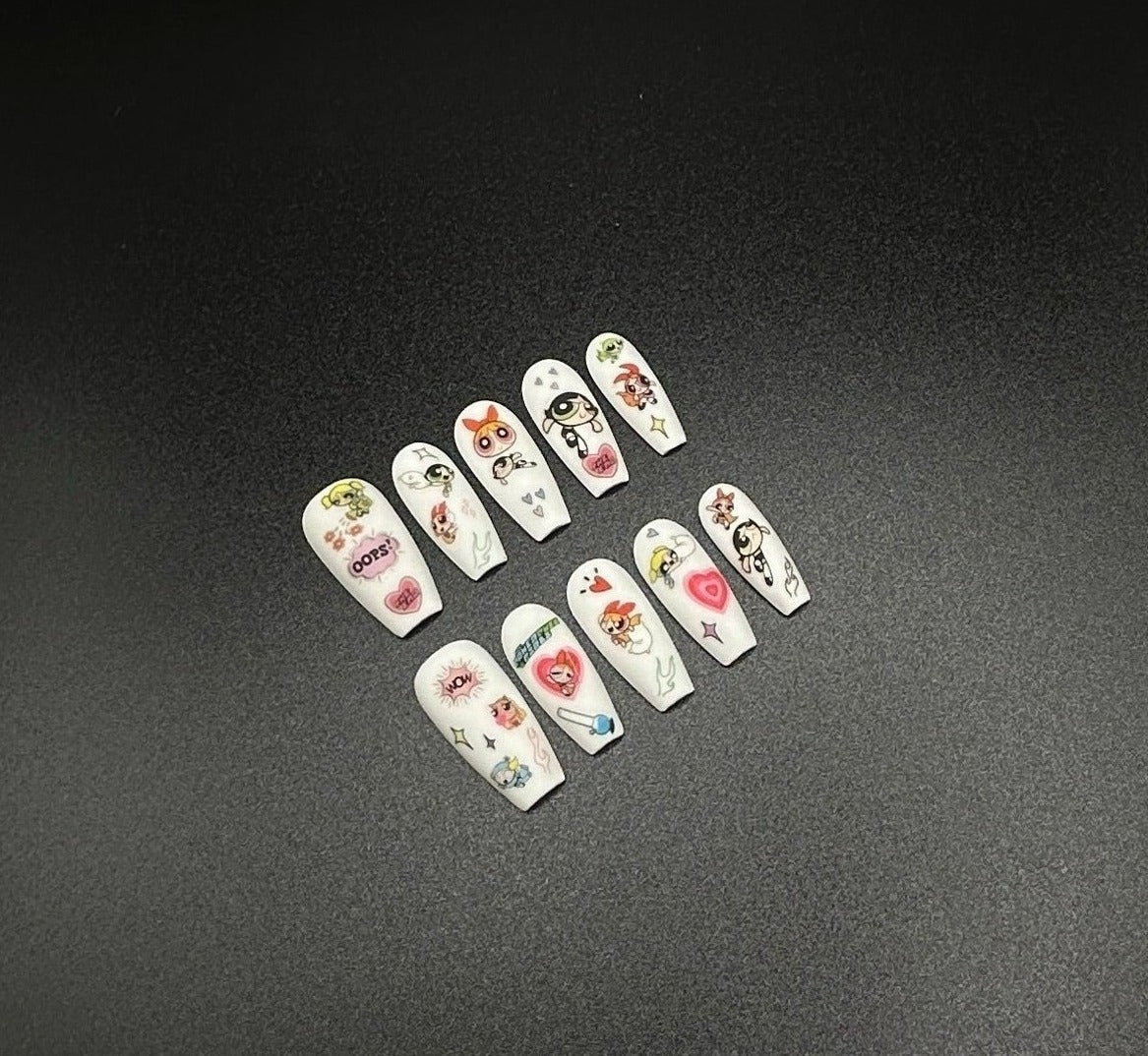 The Powerpuff Girls Set Press-on Nails
