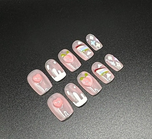 Bubblegum Babe Press-on Nails