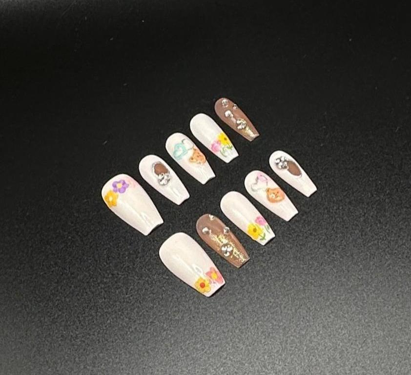 Bear-Y Adorable Press-on Nails