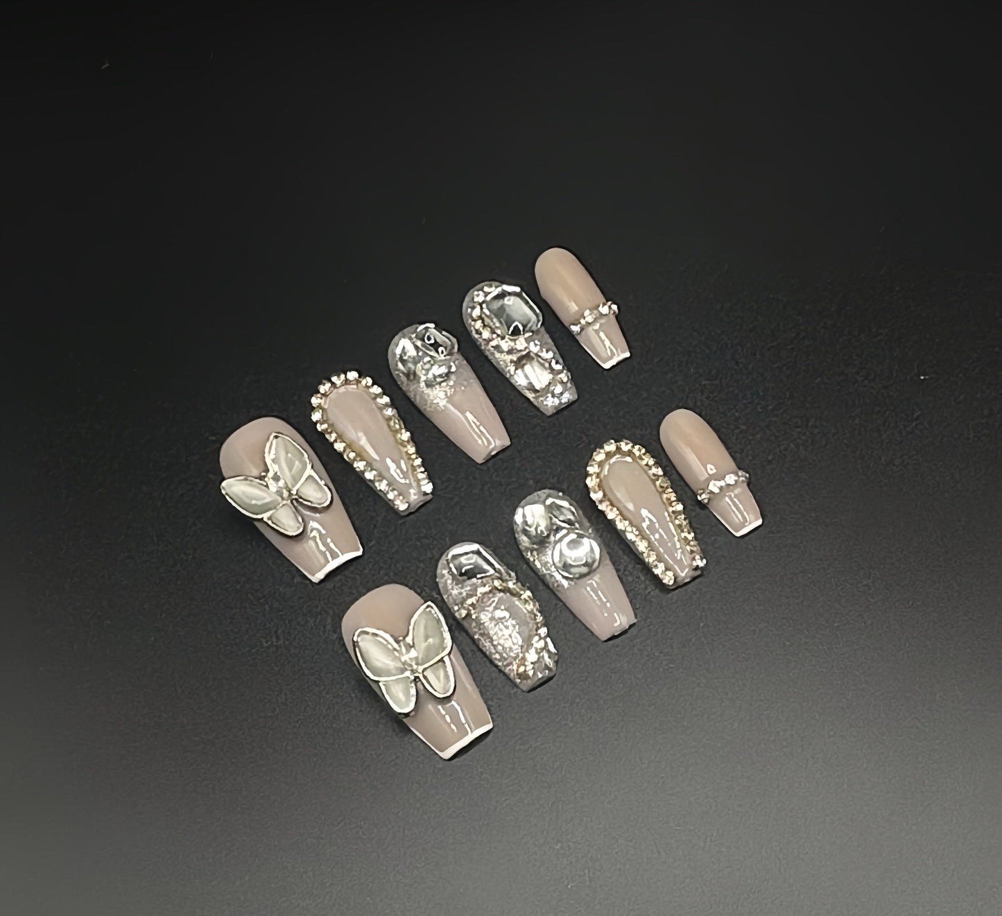 Butterfly Royale Press-on Nails