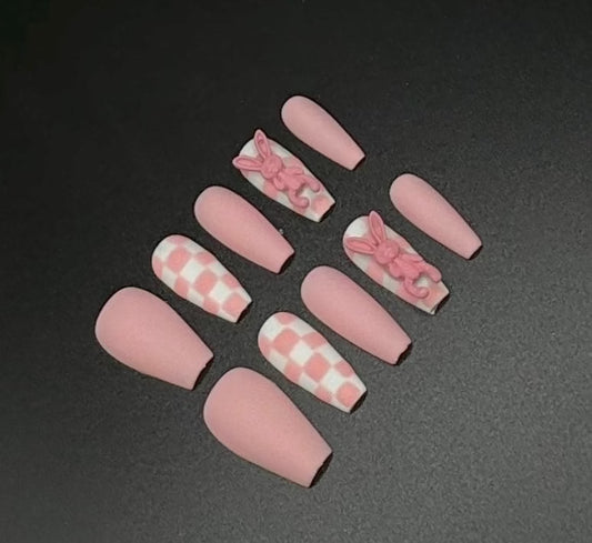 Pinky Bunny Press-on Nails