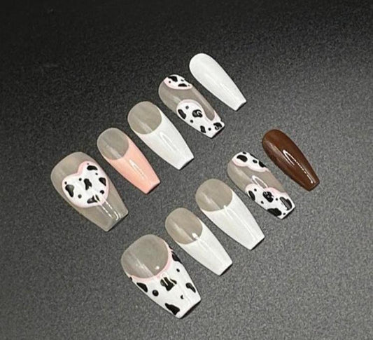 Milky Delight Press-on Nails